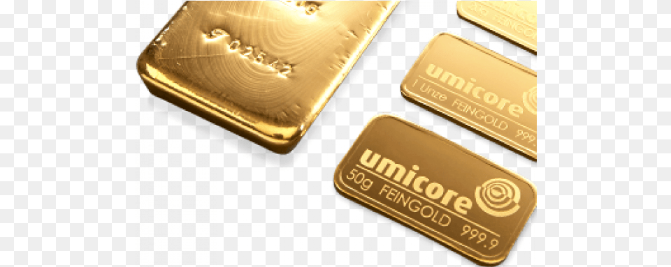 Gold Precious Metals Management Umicore Gold Bar 500 Grams, Credit Card, Text, Accessories, Jewelry Free Transparent Png