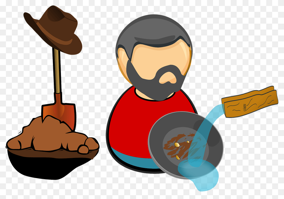 Gold Prospector Clipart, Clothing, Hat, Photography, Face Free Png