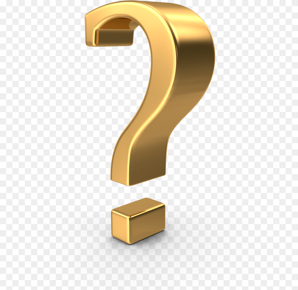 Gold Question Mark Symbol Number, Mailbox, Text Free Png