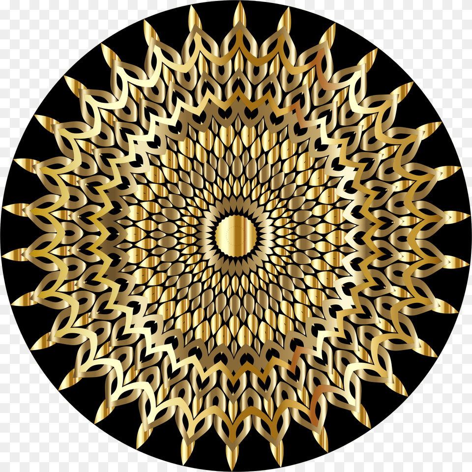 Gold Radial Dots No Background Svg Circle Dot Pattern, Accessories, Chandelier, Lamp, Ornament Free Png