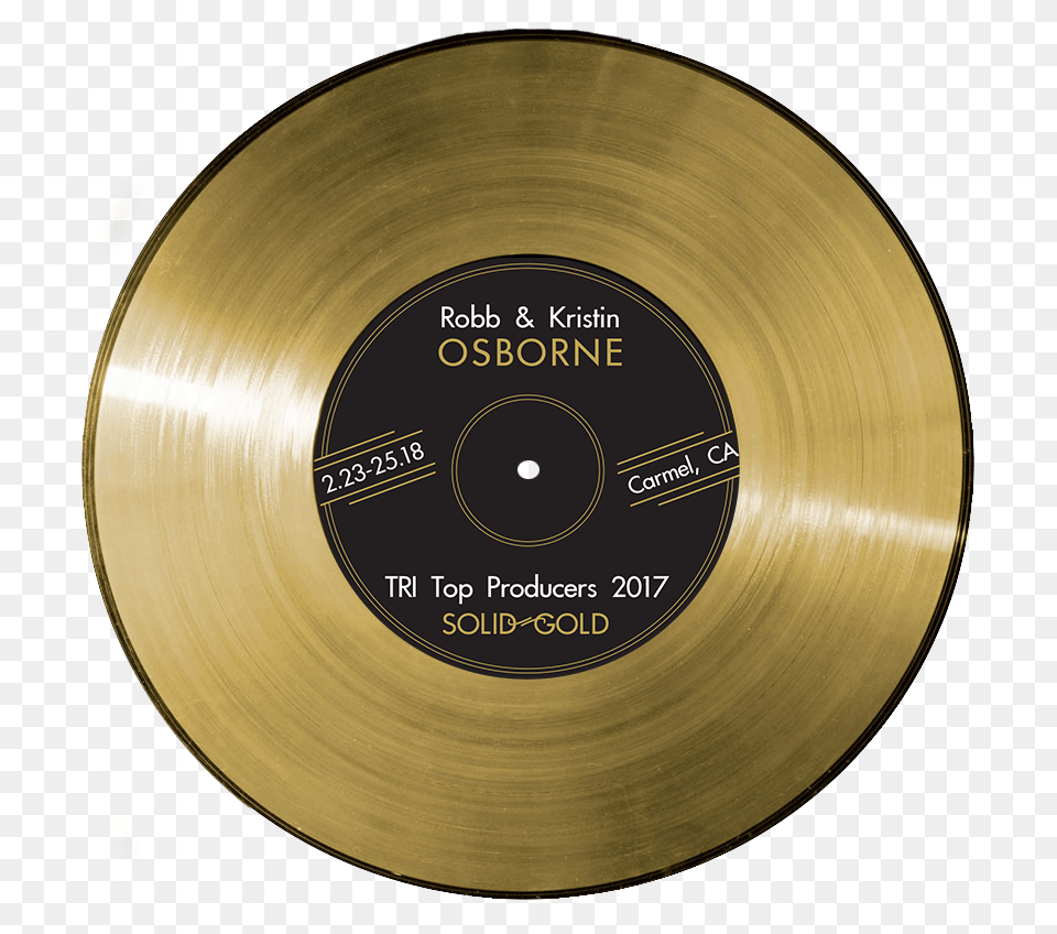 Gold Record Circle Circle, Disk Png Image