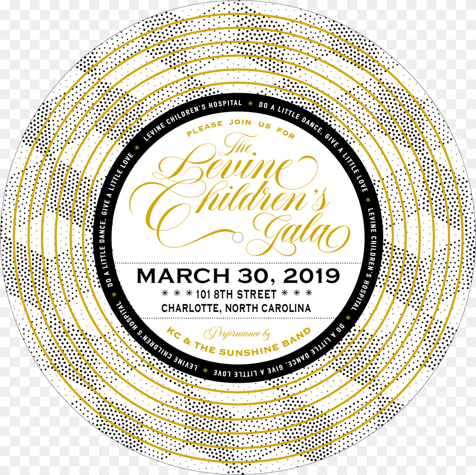 Gold Record Lch Gala Party Favor March Lineup, Home Decor, Text Png