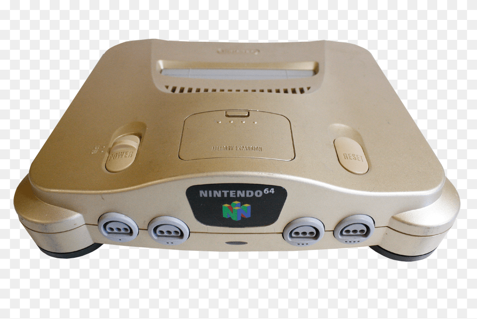 Gold Retropixl Retrogaming Retro Gaming Nintendo 64 Gold Edition, Cd Player, Electronics Free Transparent Png