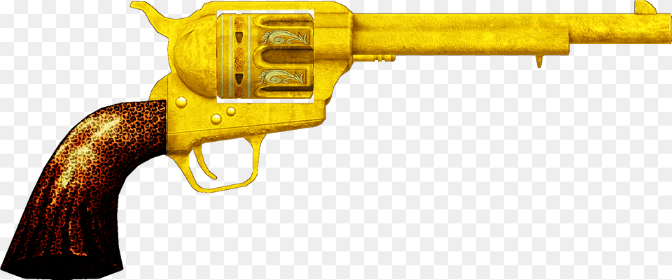 Gold Revolver New Image Hd, Firearm, Gun, Handgun, Weapon Free Png