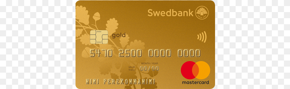 Gold Revolving Credit Card Swedbank Gold Card, Text, Credit Card Free Transparent Png