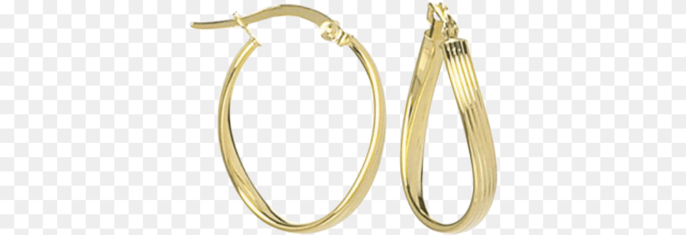 Gold Ribbed Design Hoops Earrings, Accessories, Earring, Jewelry, Hoop Png