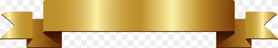 Gold Ribbon Banner, Text Png Image