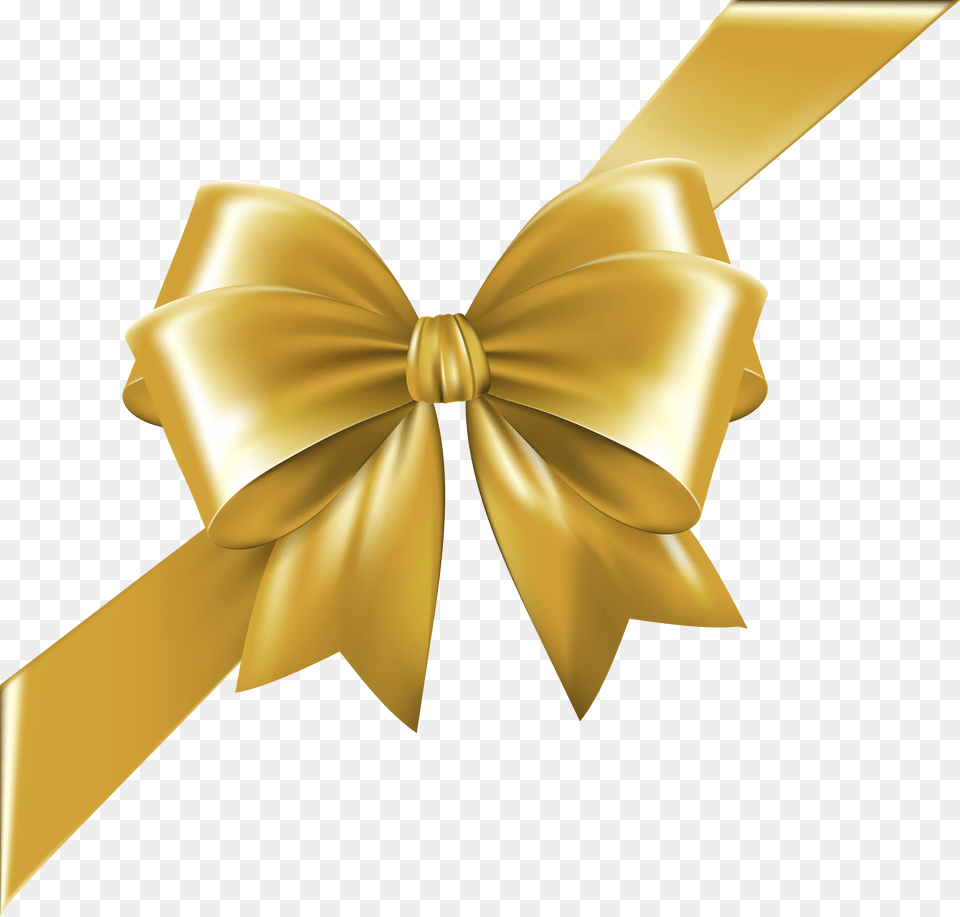 Gold Ribbon Bow Image Bow Gold Ribbon, Accessories, Diamond, Gemstone, Jewelry Free Png