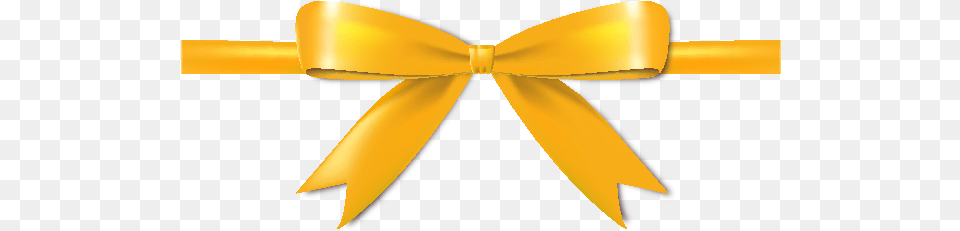 Gold Ribbon Bow Yellow Ribbon Bow, Accessories, Formal Wear, Tie, Bow Tie Free Transparent Png