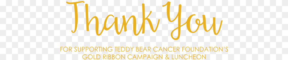 Gold Ribbon Campaign U0026 Luncheon Teddybear Calligraphy, Text Png