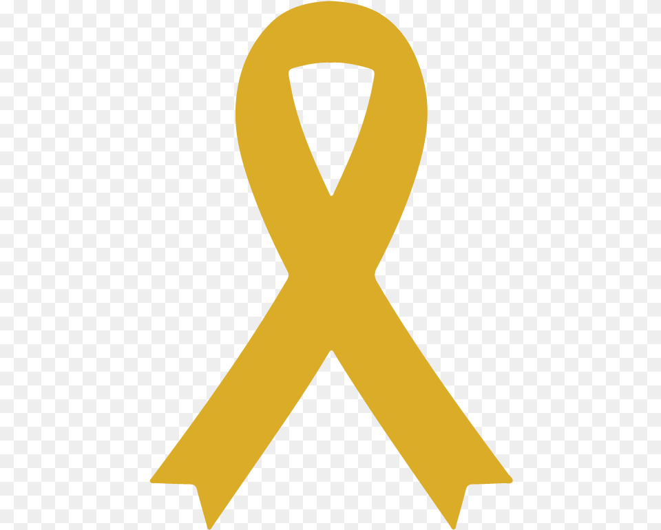 Gold Ribbon Only Ribbon Image With No Clip Art, Alphabet, Ampersand, Symbol, Text Free Png