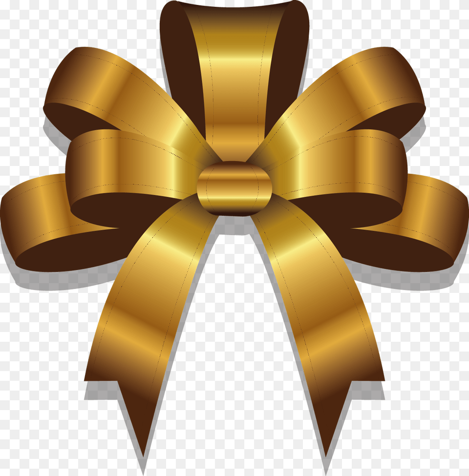 Gold Ribbon Vector Design Gold Ribbon Vector, Accessories, Formal Wear, Tie, Appliance Free Png Download