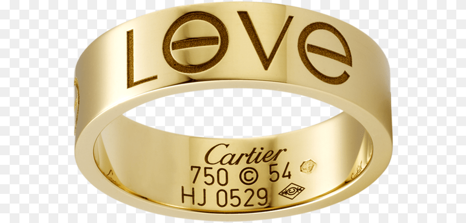 Gold Ring Cartier Love Love Ring, Accessories, Jewelry Free Transparent Png