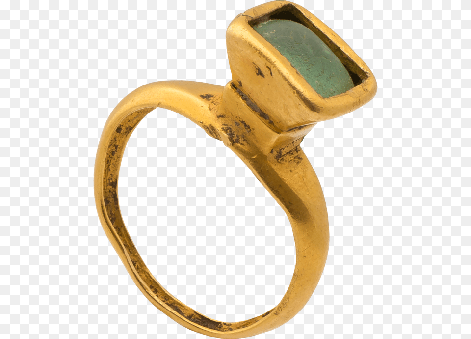 Gold Ring Set With Glass Imitating Emerald Pre Engagement Ring, Accessories, Jewelry, Smoke Pipe, Gemstone Png