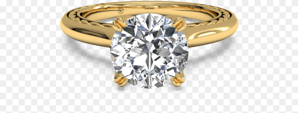 Gold Ring With Diamond Gold Diamond Rings, Accessories, Gemstone, Jewelry Free Png