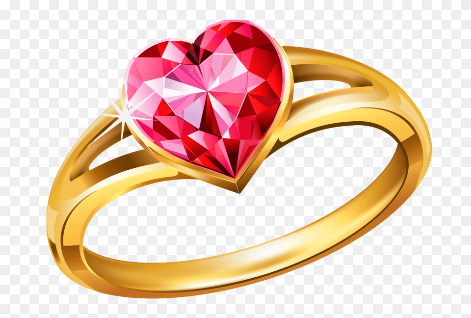 Gold Ring With Diamonds, Accessories, Jewelry Png Image