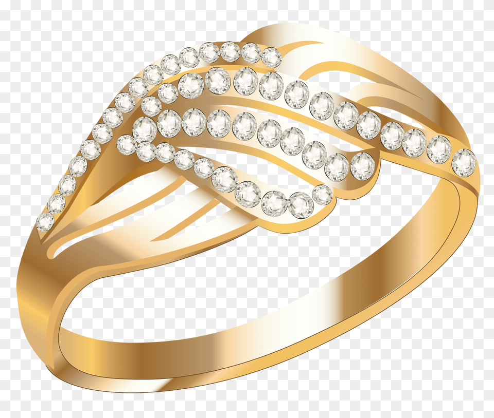 Gold Ring With White Diamond Design Of Gold Rings, Accessories, Jewelry, Gemstone Png