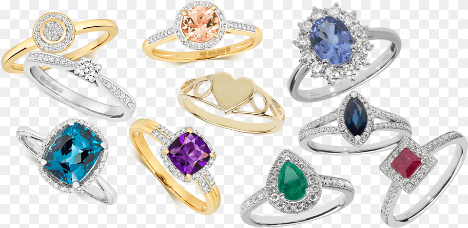 Gold Rings Diamond, Accessories, Gemstone, Jewelry, Ring Free Transparent Png