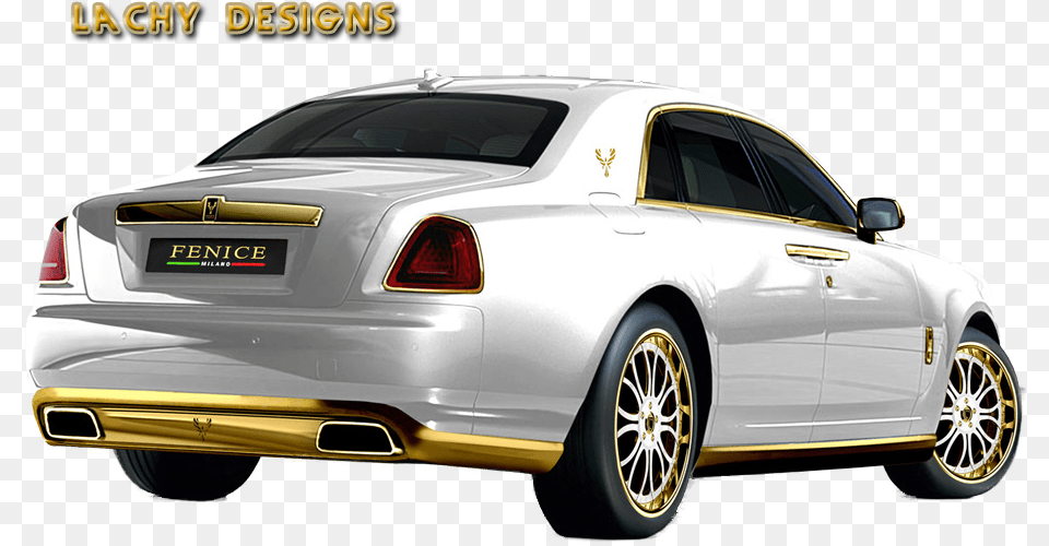 Gold Roll Royce Back Psd Official Psds Fenice Milano, Wheel, Vehicle, Transportation, Sports Car Png Image
