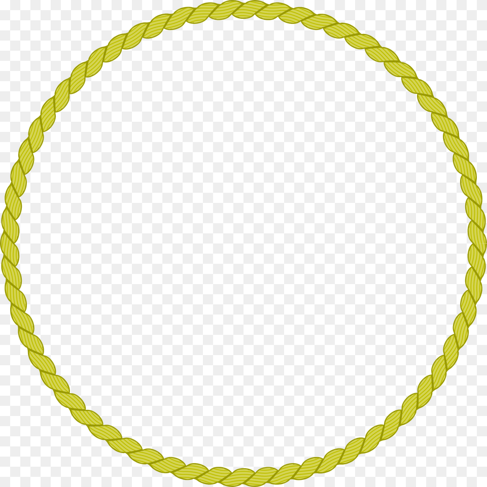 Gold Rope Circle, Accessories, Jewelry, Necklace Free Png