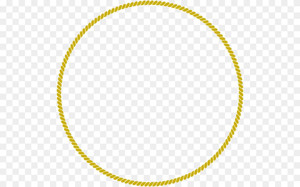 Gold Rope Circle, Accessories, Jewelry, Necklace Png Image
