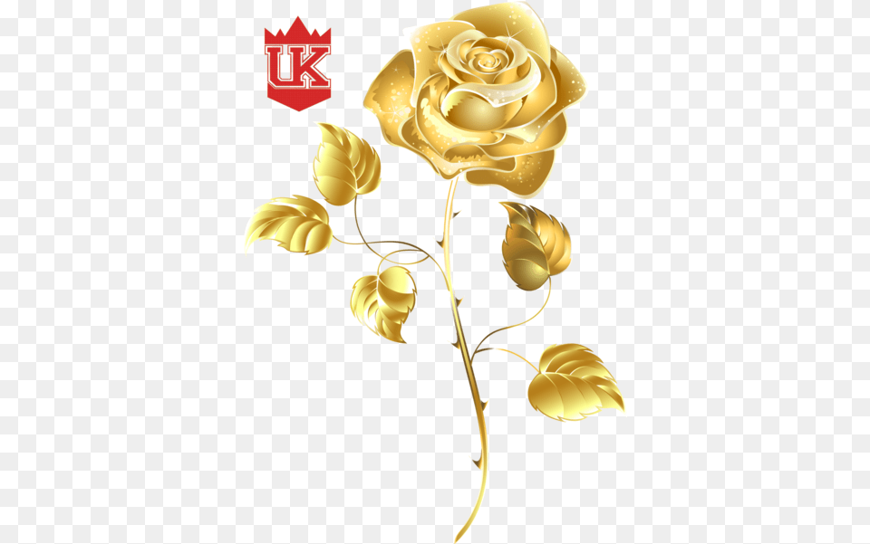 Gold Rose Psd Official Psds Gold Rose, Flower, Plant, Art, Graphics Free Transparent Png
