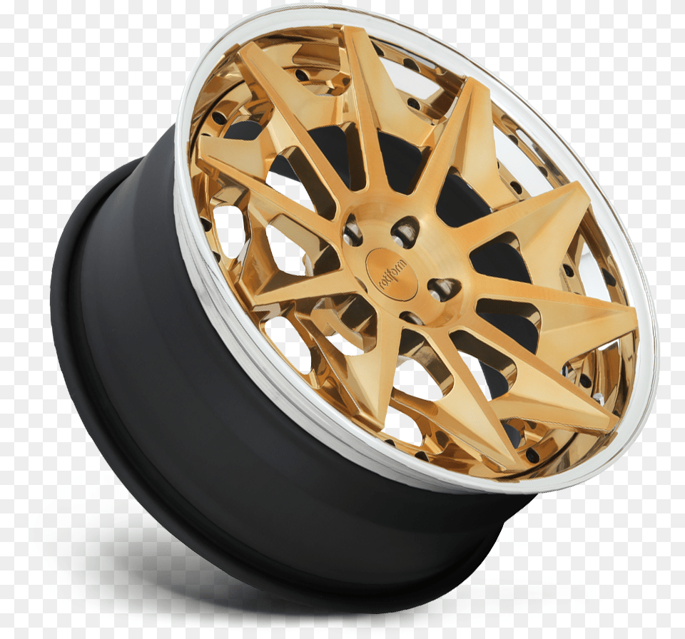 Gold Rotiform Cvt, Alloy Wheel, Car, Car Wheel, Machine Png