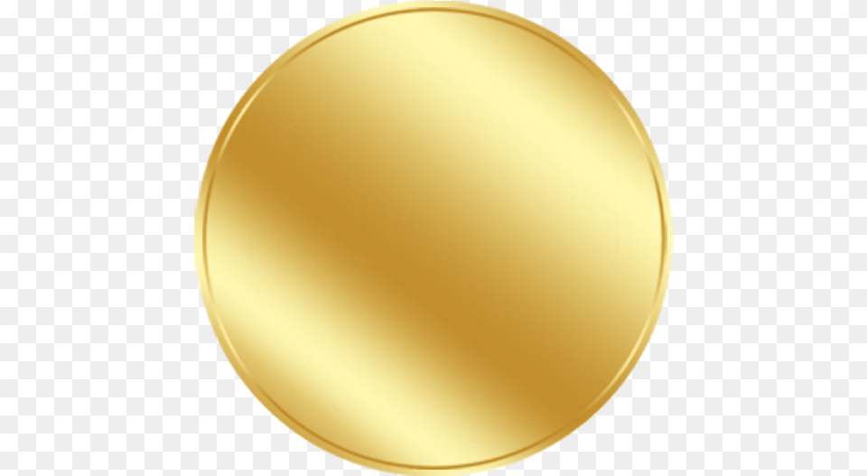 Gold Round Gold Circle, Gold Medal, Trophy Png