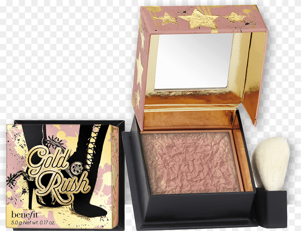 Gold Rush Golden Nectar Pink Powder Blush Benefit Rouge, Face, Head, Person, Cosmetics Png Image