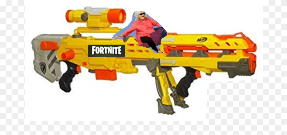 Gold Scar Nerf Fortnite, Toy, Device, Power Drill, Tool Png Image