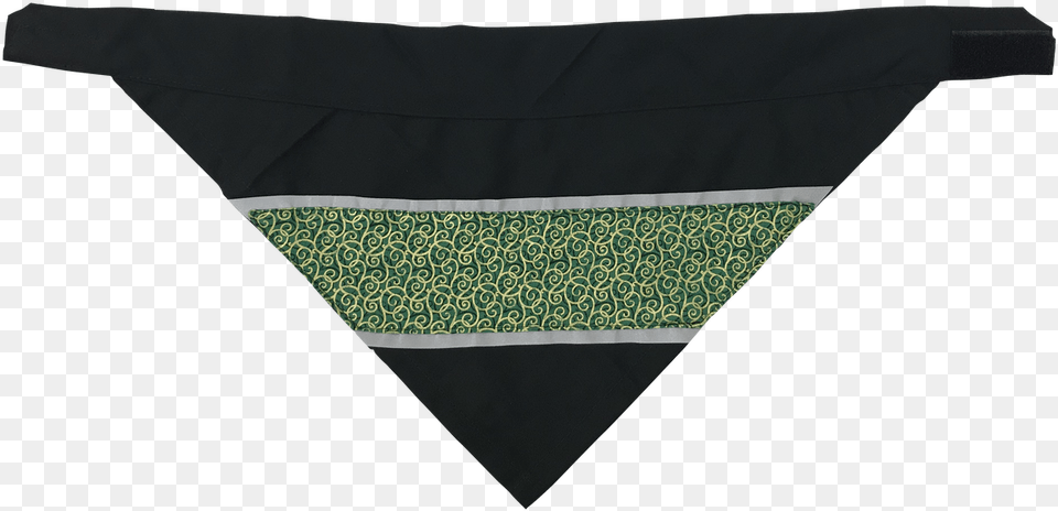 Gold Scrolls On Green Patchwork, Accessories, Bandana, Headband, Clothing Free Transparent Png