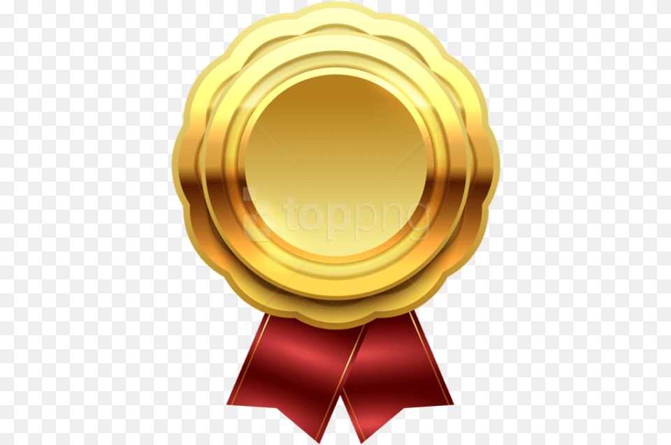 Gold Seal Clip Art Image Gold Seal, Gold Medal, Trophy Free Png Download