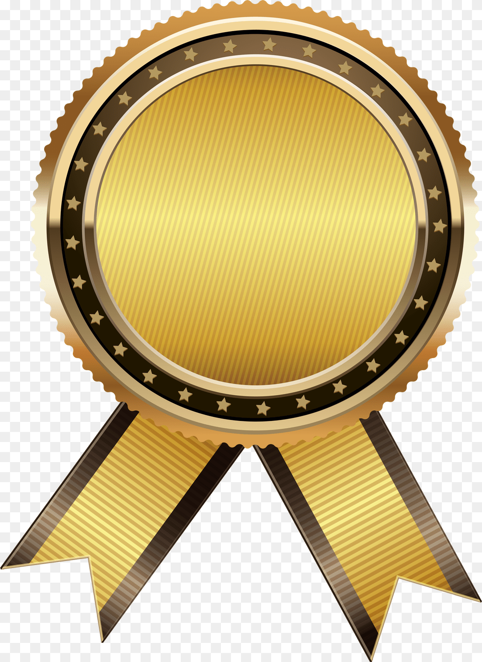 Gold Seal Free Clip Art Image Gold Seal With Ribbon Png