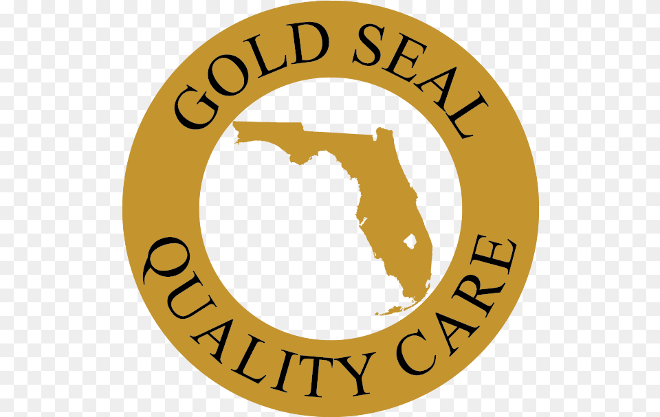 Gold Seal Quality Care Program Florida Gold Seal, Logo, Weapon, Firearm, Ammunition Free Transparent Png