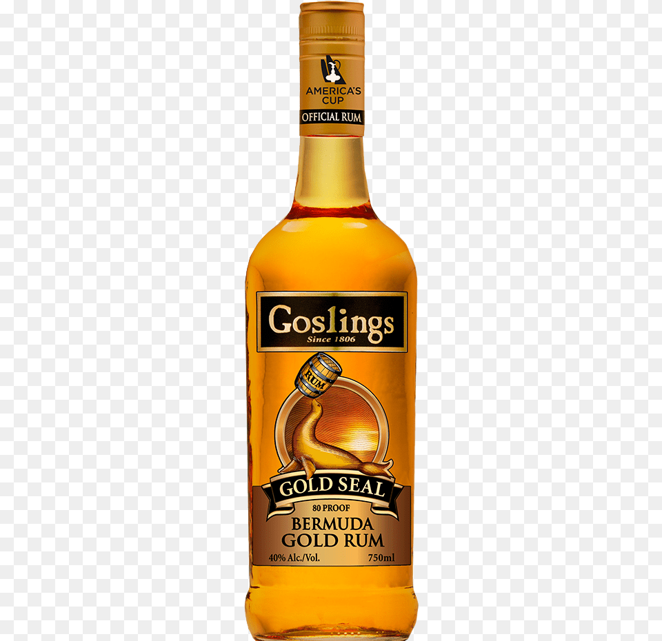 Gold Seal Rum Goslings Gold Seal Rum, Alcohol, Beverage, Liquor Free Png