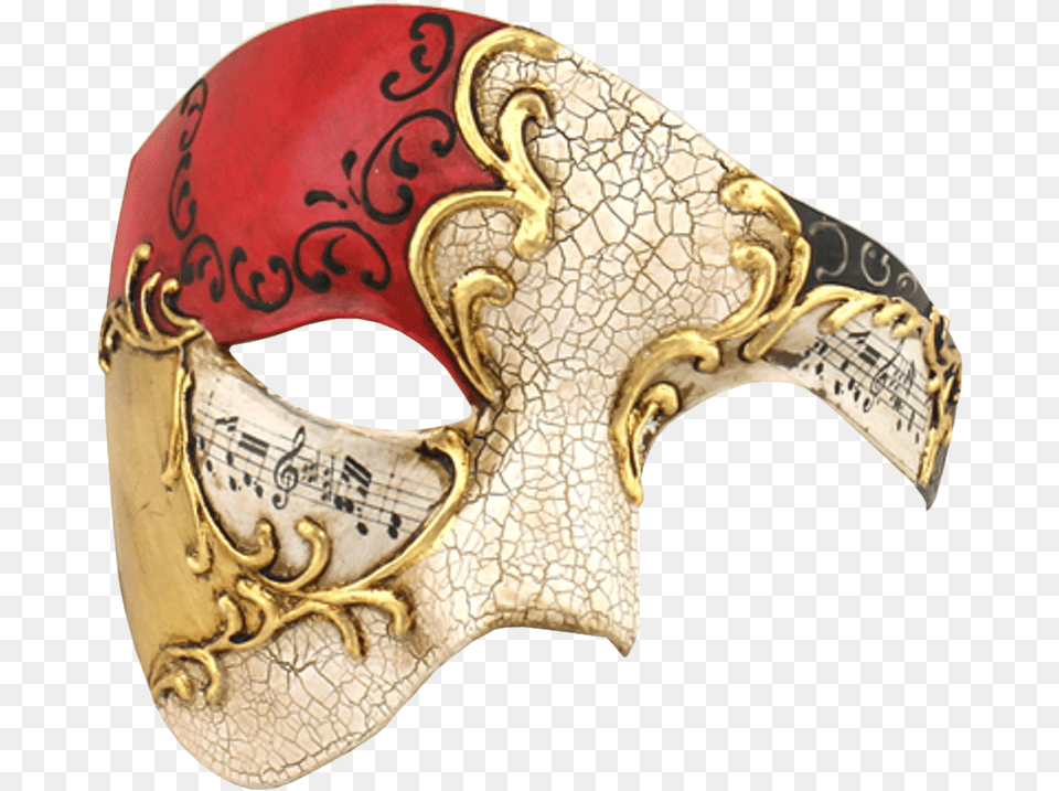 Gold Series Phantom Of The Opera Half Face Masquerade Face Mask Masquerade Free Png Download