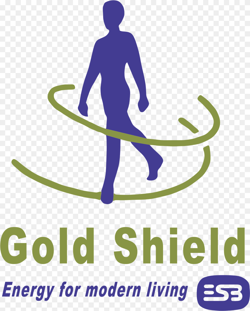 Gold Shield Logo Transparent Shield, Adult, Male, Man, Person Free Png Download