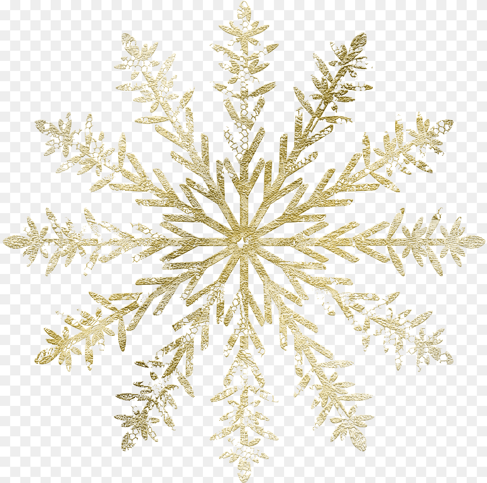 Gold Shimmer Christmas Angels Xmas Christmas Snowflakes Shimmer Gold, Nature, Outdoors, Plant, Snow Free Png Download