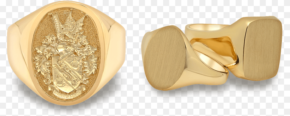Gold Signet Rings For Men Earrings, Accessories, Jewelry, Ring, Treasure Free Png Download