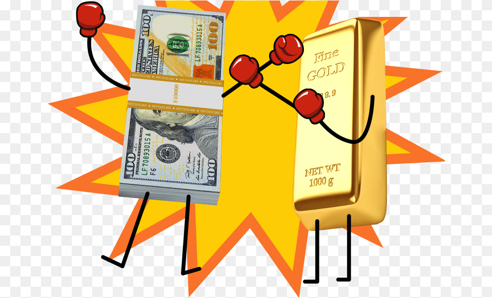 Gold Silver Price Drops 2018 Akin To 2008 Usd Vs Gold New Hundred 100 Dollar Bill 30x60 Beach Bath Towel, Person, Money, Gas Pump, Machine Free Png
