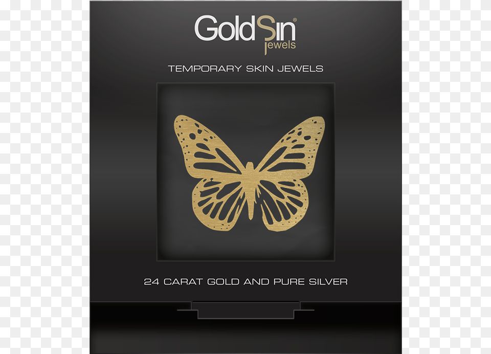 Gold Sin Temporary Skin Jewels 8 Goldsin, Animal, Butterfly, Insect, Invertebrate Free Png Download