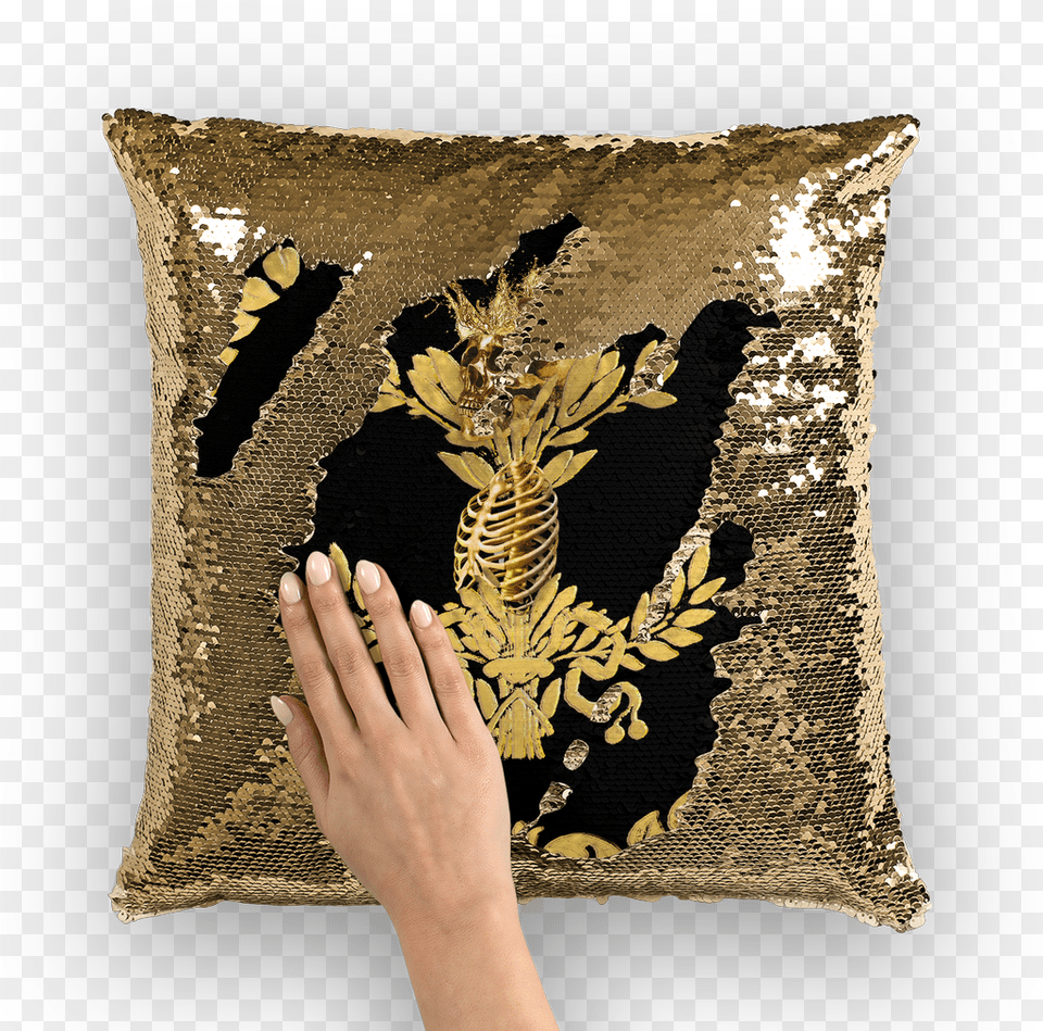 Gold Skull, Cushion, Home Decor, Pillow, Animal Png