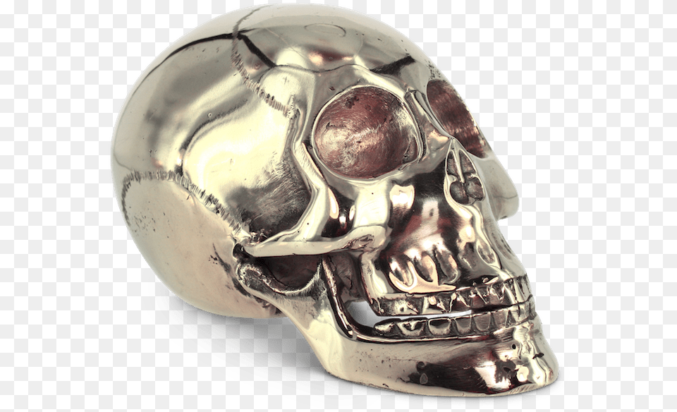 Gold Skull, Helmet, Adult, Male, Man Png Image