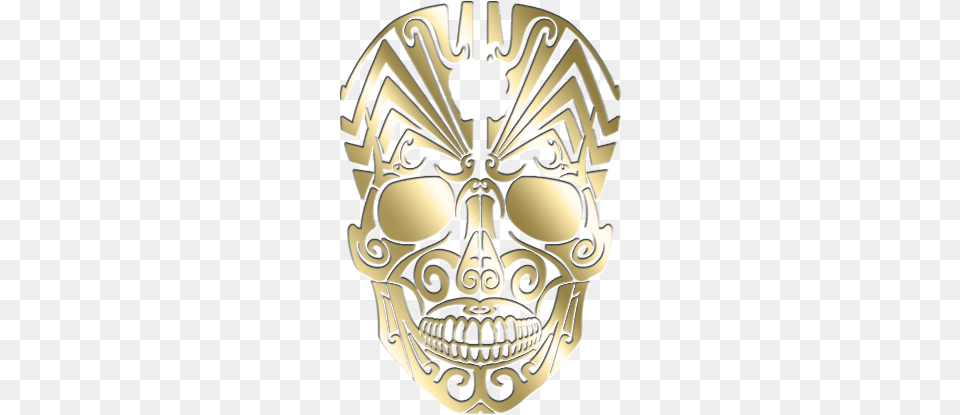 Gold Skull Engraving Skull, Chandelier, Lamp, Mask, Face Png Image