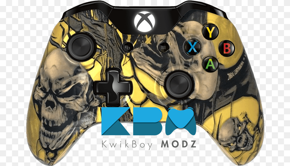 Gold Skull Fortnite Xbox One Controllers Pokemon Controller For Xbox One, Electronics, Person, Joystick Free Png