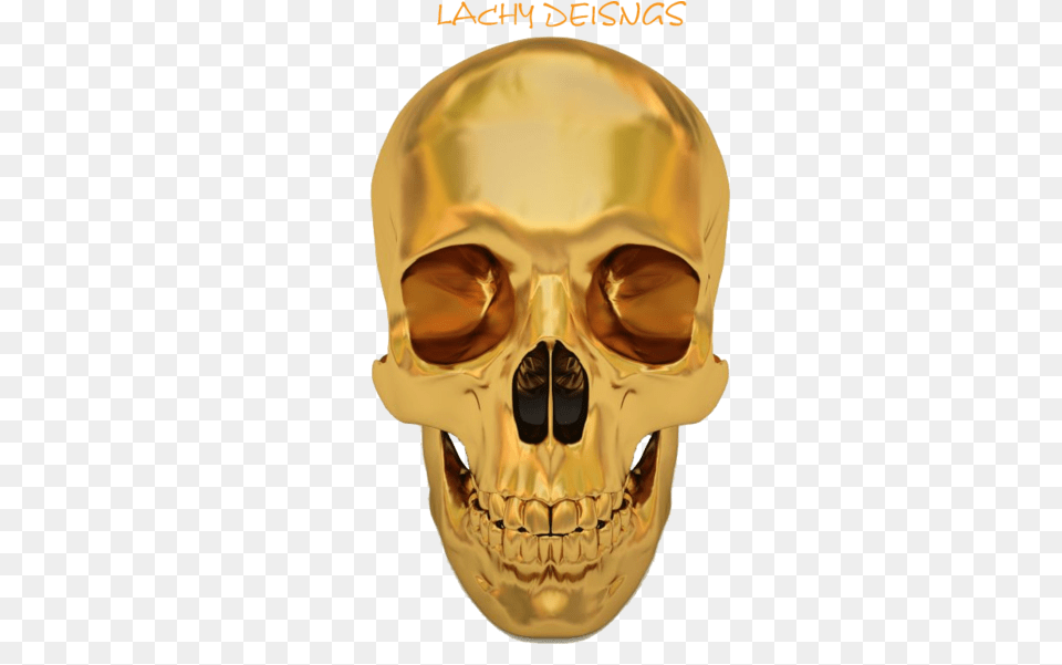 Gold Skull Psd Official Psds Transparent Gold Skull, Clothing, Hardhat, Helmet Png Image