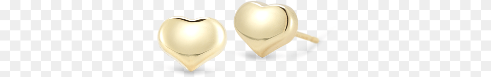 Gold Small Heart Earrings, Accessories, Earring, Jewelry, Clothing Free Png