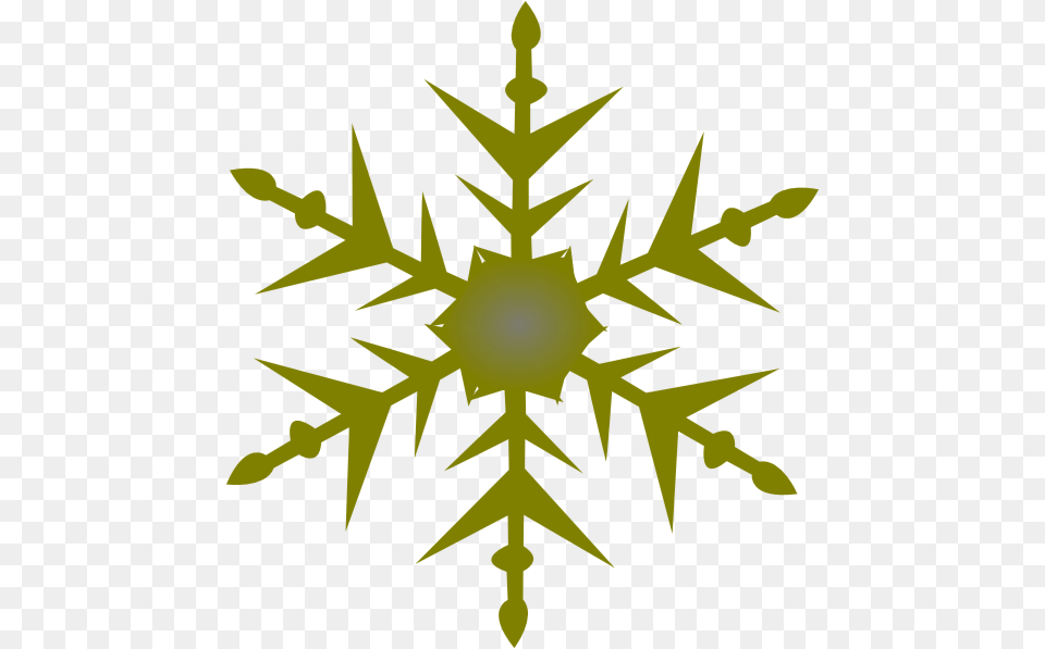 Gold Snowflake Clipart Gold Snowflakes Vector, Leaf, Nature, Outdoors, Plant Free Transparent Png