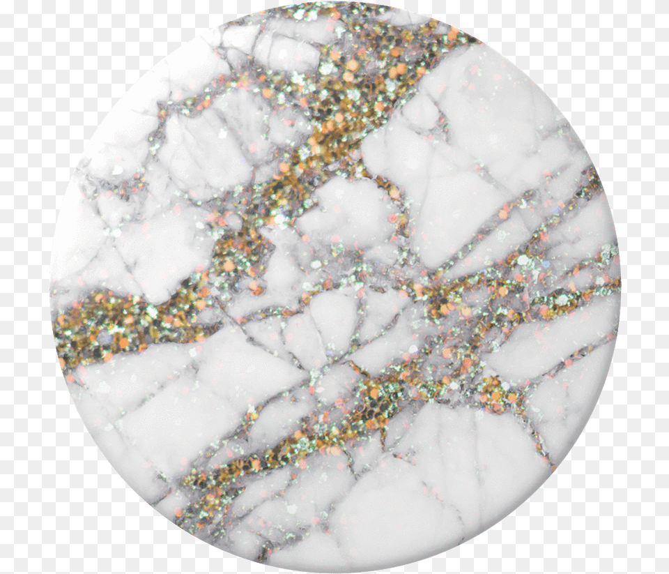 Gold Sparkle Marble Popsockets, Accessories, Gemstone, Jewelry, Mineral Free Png Download