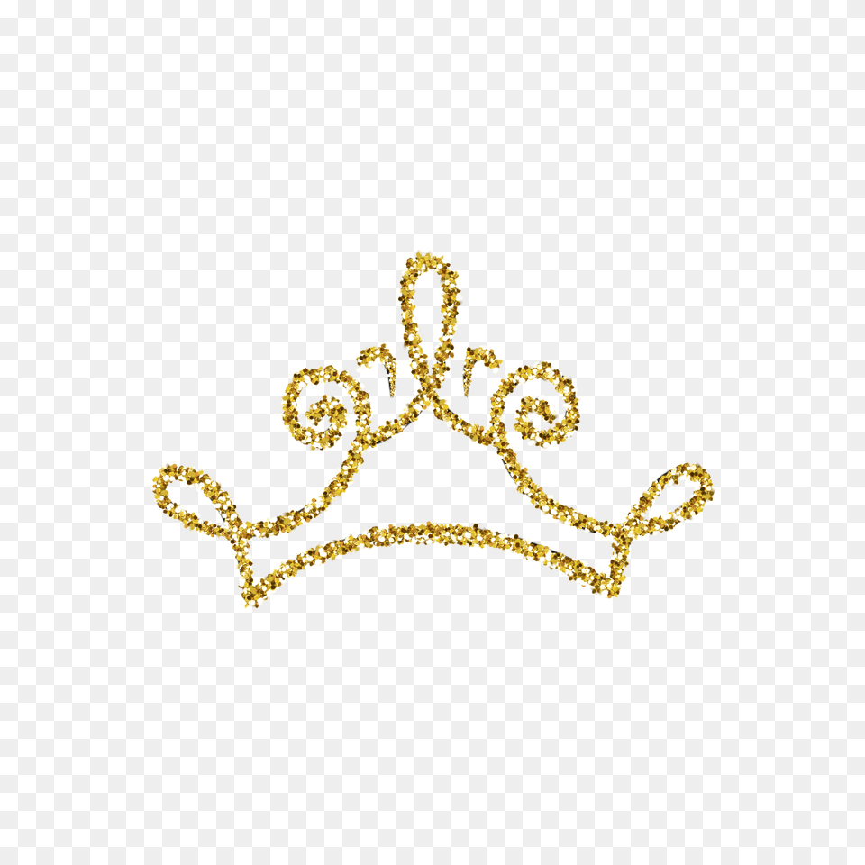 Gold Sparkle Sparkles Goldcrown Crown Tiara Goldtiara Gold Glitter Crown, Accessories, Jewelry, Necklace Free Transparent Png